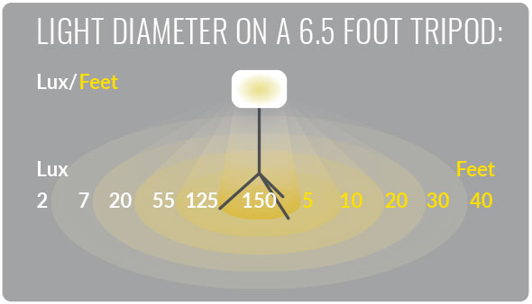 SAFE Structure Designs 60w Light Diameter