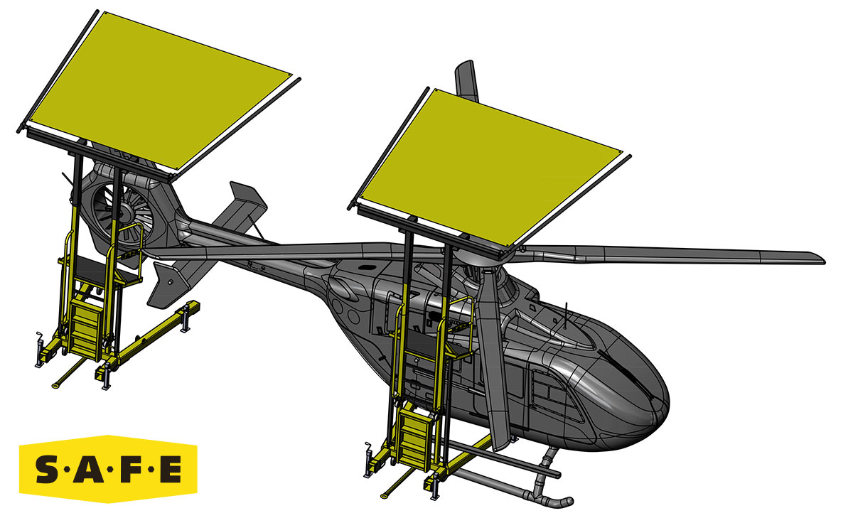 Aircraft Shade Canopies SAFE Structure Designs